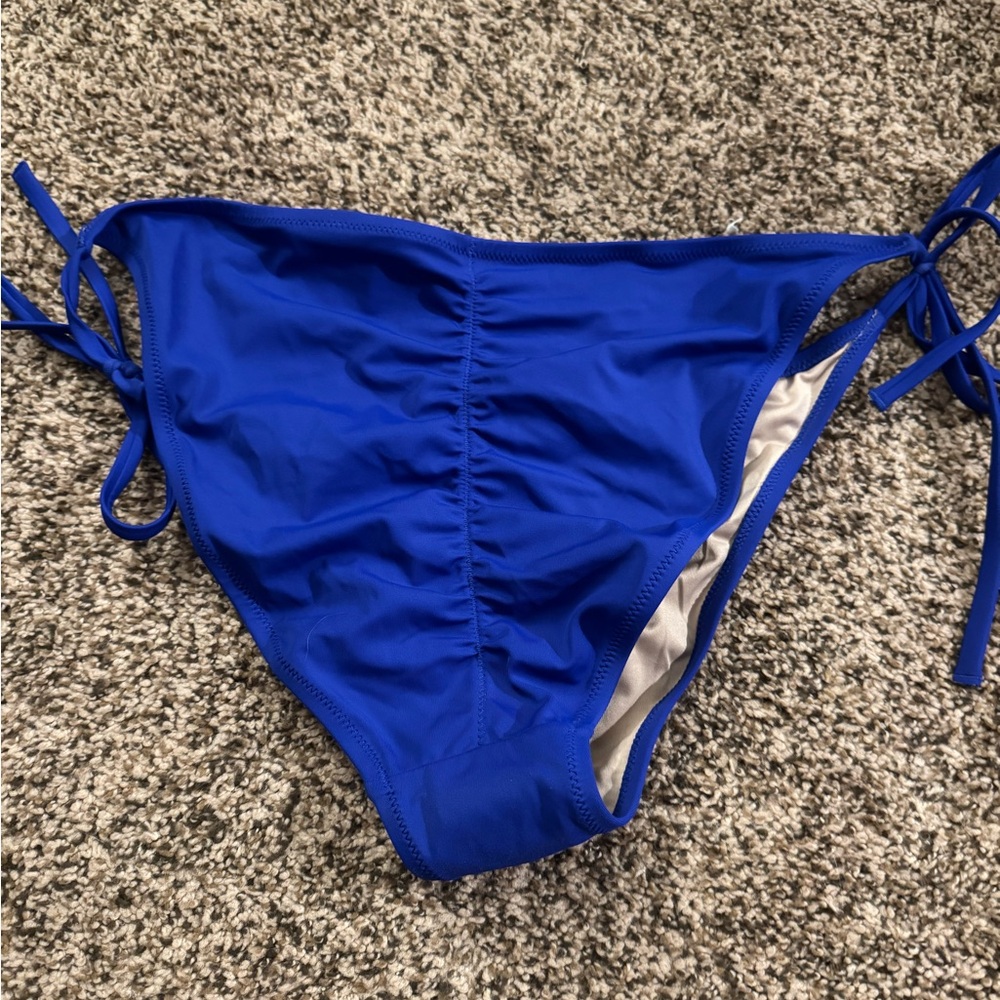Shade & Shore Royal Blue Bikini Bottom - Picture 2 of 3